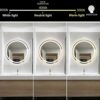 Wall Mounted Illuminated Led Bathroom Mirror with Demister, Dimming Function, and Touch Sensor Switch for Makeup Cosmetic Shaving, Led+antifog, 7