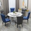 dining chair Kitchen Dining Room Furniture Chairs Modern Dining Chairs Set Of 6 Kitchen Living Room Side Chairs with Soft PU Leather Cushion Seat