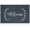 AAZZKANG Welcome Mat Outdoor with Durable Non Slip Rubber Backing Ultra Absorb Mud Easy Clean Entry Door Mat
