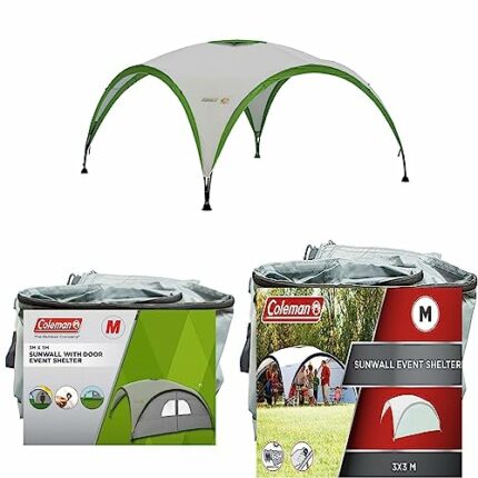 Coleman Gazebo, Event Shelter Pro for Garden and Camping, Sturdy Steel Poles Construction, Large Tent, Portable Sun Shelter with Protection SPF 5