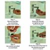 Zotti Portable Bidet Sprayer | Connects to Mixer Tap | Handheld Shower Kit | Shower Bidet Perfect for Travel Douche Pet Washing | 2 Metre Chrome
