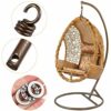 Cabilock Heavy Duty Hammock Hanging kit Hammock Chair Hardware Set Hammock Spring Swing Hook Hanging Chair Accessories Parts for Indoor Outdoor