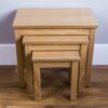 Vida Designs Oak Occasional Oakridge Nest Of Tables
