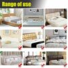 RTYHN Bed Headboard Cover Full Size Bed Headboard Slipcover,Waterproof and Dustproof Headboard Covers, Thickened Upholstered Stretch Bed Head Cov