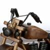 Stylish Simplicity Wooden Motorcycle Modeling Wine Rack Decoration Household Wine Bottle Rack Living Room Porch Desktop Bar Restaurant Decoration