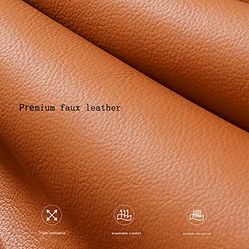 Luxurious End of Bed Bench,Leather Upholstered Bench Bedroom Bench with Golden Legs,Entryway Bench,Modern Bench Seat for Livng Room-Light Gray 80