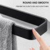 Hand Towel Holder Self Adhesive, Space Aluminum Towel Ring Towel Rail with No Drilling, Open Hand Towel Ring for Bathroom, Kitchen, Living Room(B