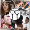 Beavorty 2pcs handle handheld Handle Mirror Butterfly Portable Mirror pocket Makeup Tools foldable portable fold Mirror Makeup Mirror vanity mirr