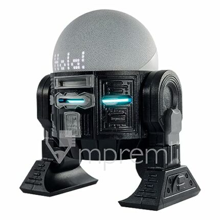 Android Rus-T1 Stand Speaker Compatible with Alexa Echo Dot 3 Gen, 4 Gen, 5 Gen, HomePod Mini, Google Home Mini/Nest Mini y genericos (Black/Grey