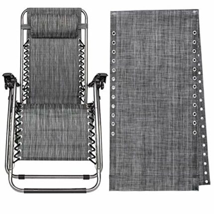 Moksha Studio Zero Gravity Chair Replacement Fabric, Anti-Gravity Folding Lounge Repair Cloth Part for Outdoor Patio Backyard Beach Pool Lawn Cam