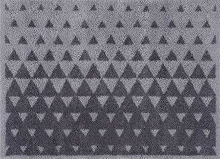 Graded Triangles Turtle Mat - Highly absorbent Indoor barrier mat with Multi-Grip backing 60x85cm