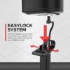 2 x Soundbass ONE Floor Stand, Black, Compatible with Sonos ONE, ONE SL & Play:1, Full Hardware Kit Included, Designed in The UK