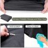 Folding Bed Storage Cover, Falezern 38 in Adjustable Rollaway Bed Cover, Waterproof and Dustproof, with Metal Zipper and Adjustable Drawstring, T
