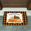 URFEDA Decorative Doormat Autumn Harvest Seasonal Thanksgiving Floor Entrance Door Mat Thanksgiving Doormat Welcome Doormat for Outdoor Front Doo
