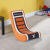 X-Rocker Video Rocker Kids Gaming Chair Foldable Floor Rocker for Kids and Juniors, Low Folding Rocking Seat, Rocking Chair for Gaming - Grid Edi