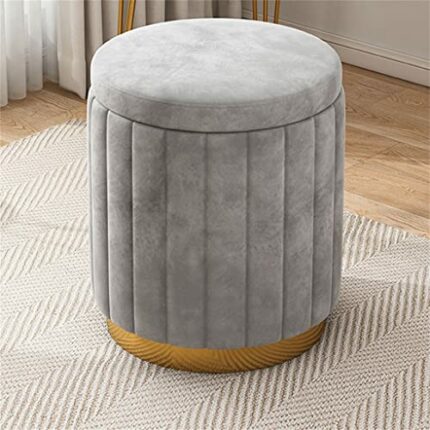 DINGZZ Makeup Stool Small Round Stool Makeup Chair Girls Stool Small Bedroom Dressing Stool Chair
