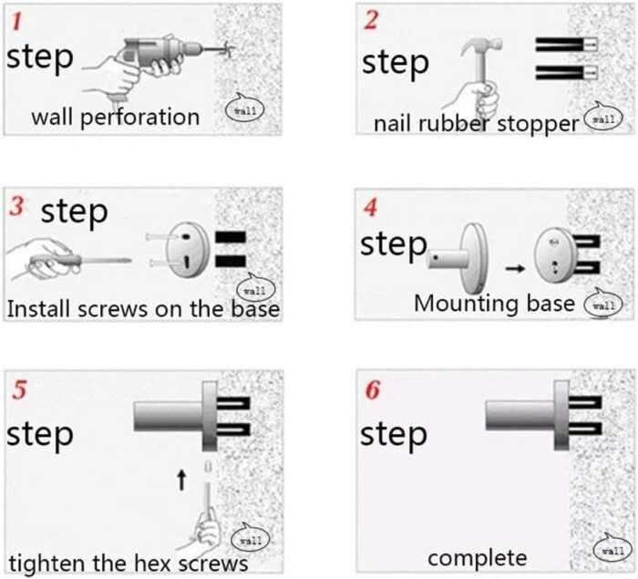 Bathroom Tower Hanger Towel Rack Bathroom Towel Bar Single Pole Long Wall Bathroom Toilet Bathroom Punch Towel Bracket Towel Hanging Tower Hanger