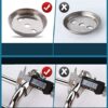 Towel Bar 304 Stainless Steel Double Lever Towel Rack Towel Bracket Towel Rail Wall Hanging Towel Holder for Bathroom Balcony Kitchen Punching 5
