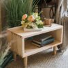 CZDYUF Simple Small Household Bedside Cabinet, Mobile Sofa Home Furniture Coffee Table