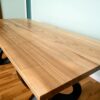 Clover Luxury Dining Table 200cm x 80cm | Solid ash wood | Unique modern design and warm appearance | Large epoxy resin wooden table