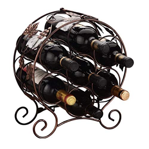 CZDYUF Creative Wine Racks, Multi-bottle Wine Bottle Racks, Iron Ornaments for Wine Racks