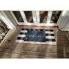 AAZZKANG Welcome Mat Outdoor with Durable Non Slip Rubber Backing Ultra Absorb Mud Easy Clean Entry Door Mat