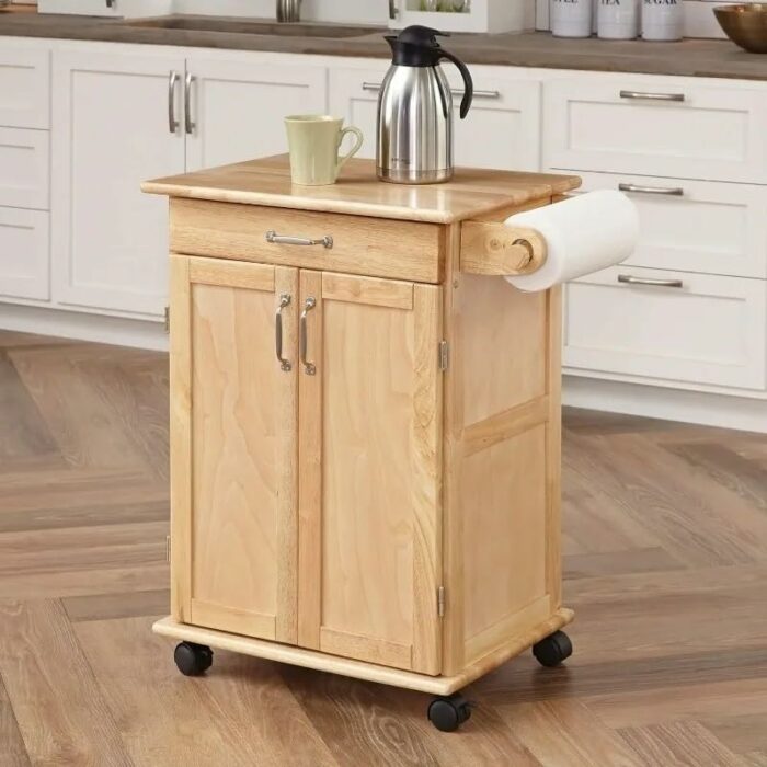 GRETD Kitchen Carts Mobile Kitchen Cart Furniture Kitchen Island Table Serving Cart Storage Cabinet