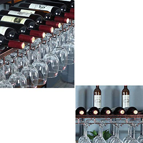 OUSIKA Wine Racks,Wine Lovers/Ceiling Wine Racks Hanging Wine Glass Rack Red Wine Cup Holder Goblet Rack Bottle Rack Glass Rack Stemware Racks Vi