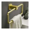 HIGOH Towel Rack Towel Rack Bathroom Towel Holder, Towel Hanger Storage Shelf Towel Rack Rail, Bathroom Accessories, Wall Mounted Brushed Towel R