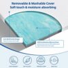 wowttrelax Dual-Layer 2 Inch Memory Foam Mattress Topper, Small Double Mattress Topper Anti-mite & Breathable Knitting Cover, Cooling Mattress To