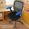 Vikye Chair Arm Covers, Chair Arm Protector Made of 92% Polyester and 8% Spandex Suitable for Most of Office Chairs(Blue)