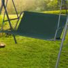 WMLBK Replacement Garden Swing Seat Cover,Durable 900D Oxford Fabric Waterproof & UV Resistant Swing Chair Cover Outdoor Garden Swing Chair Cover