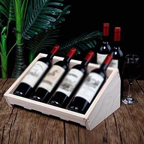 Yalych Home Kitchen Wine Racks Handmade Wine Rack, Solid Wood Wine Display Rack, Wine Cabinet, Home Wine Racks Decoration for Living Room Entranc