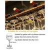 Ceiling Wine Rack Stylish Simplicity Industrial Retro Glass Goblet Stylish Simplicity Wine Glass Holder Adjustable Height Kitchen Cutlery Bottle