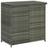 DINGZZ Kitchen Bar Tables and Chairs Set Dining Room High Top Counter Height Table Set for 2 Poly Rattan Gray