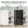 White Room Divider Wall Dividers for Rooms 3 Panel Folding Privacy Screens Indoor Partitions and Deviders Freestanding Portable Changing Separtio