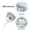 Toilet Flush Button Single Toilet Cistern Flush Parts Toilet Flush Buttons Replacement for Household Toilet Tank Parts Replacement