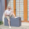 YITAHOME 380L Garden Storage Box, Large Waterproof Outdoor Storage Box with Lid, Lockable Patio Deck Boxes for Garden Tools Pillows Pool Supplies