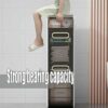 OPSREY Bathroom Storage Cabinet for Small Spaces, Storage Cabinet for Skinny Bathroom Storage Corner Floor, Slim Toilet Paper Storage Cabinet