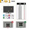RICOO TV Wall Bracket Mount fixed flat approx 13-33 Inch LED LCD OLED Screen and Monitor F0222 Universal for VESA 50x50-200x200 Black