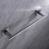 Hand Towel Bar 14", Suyar SUS304 Stainless Steel Shower Towel Holder, Bathroom Kitchen Closet Cabinet Washcloth Rack Wall Mounted, Polished Chrom