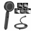 Shower Head and Hose, 5 Mode Water Saving Shower Heads Set, Powerful Handheld Showerhead with Water Stop Botton