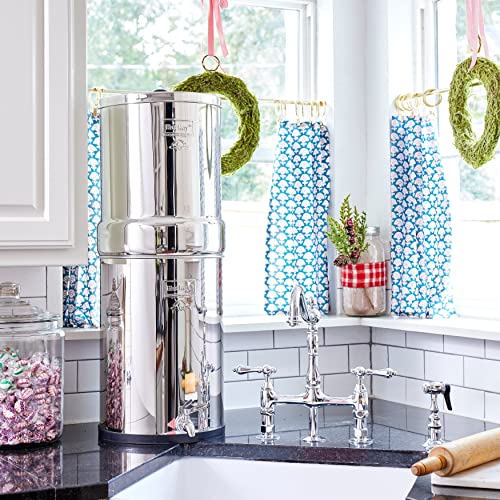 Imperial Berkey Water Filter +4 Black purifiers elements Filtration System UK