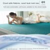 UE-MAOLU Winter Futon Mattress, Foldable Portable Japanese Floor Mattress with Anti-Slip Bottom,Shiki Futon, Roll Up Futon Mattress,for Camping C