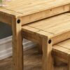 Amazon Brand - Movian Corona Nest Of End Table, Rectangular, Pine Wood, 28.5D x 60W x 50H centimetres, Solid