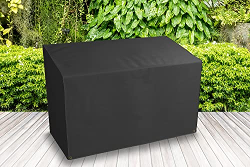 Bosmere All-Weather Garden Bench Cover, 100% Waterproof, UV Protected, Heavy Duty 600D Oxford Fabric, L163 W66 H89cm, A610C