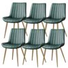 Kitchen Dining Room Furniture Chairs Dining Chairs Set Of 6,PU Leather Kitchen Chair Modern Simplicity Bedroom Marriage Room Balcony Sofa Chair D