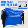 Antimbee Mattress Bag for Moving & Storage of King Size, Heavy Duty Mattress Cover for Moving with 12 Handles and Dual Zippers Closure, Thick Reu