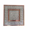 eRadius 10"x10" Aluminium Copper Low Table Bajot Bajath Hindu Pooja