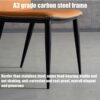 dining chair Kitchen Dining Room Furniture Chairs Modern Leather Dining Chair Water Proof Leather Side Chair With Metal Legs Living Room Bedroom